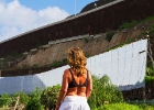 MG 4694  Annika studerar bananer : Gran canaria